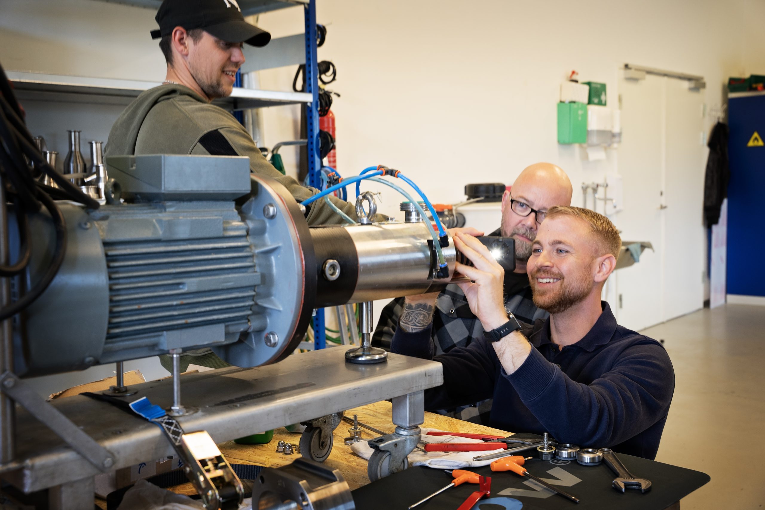 The participants at Alflow Academy