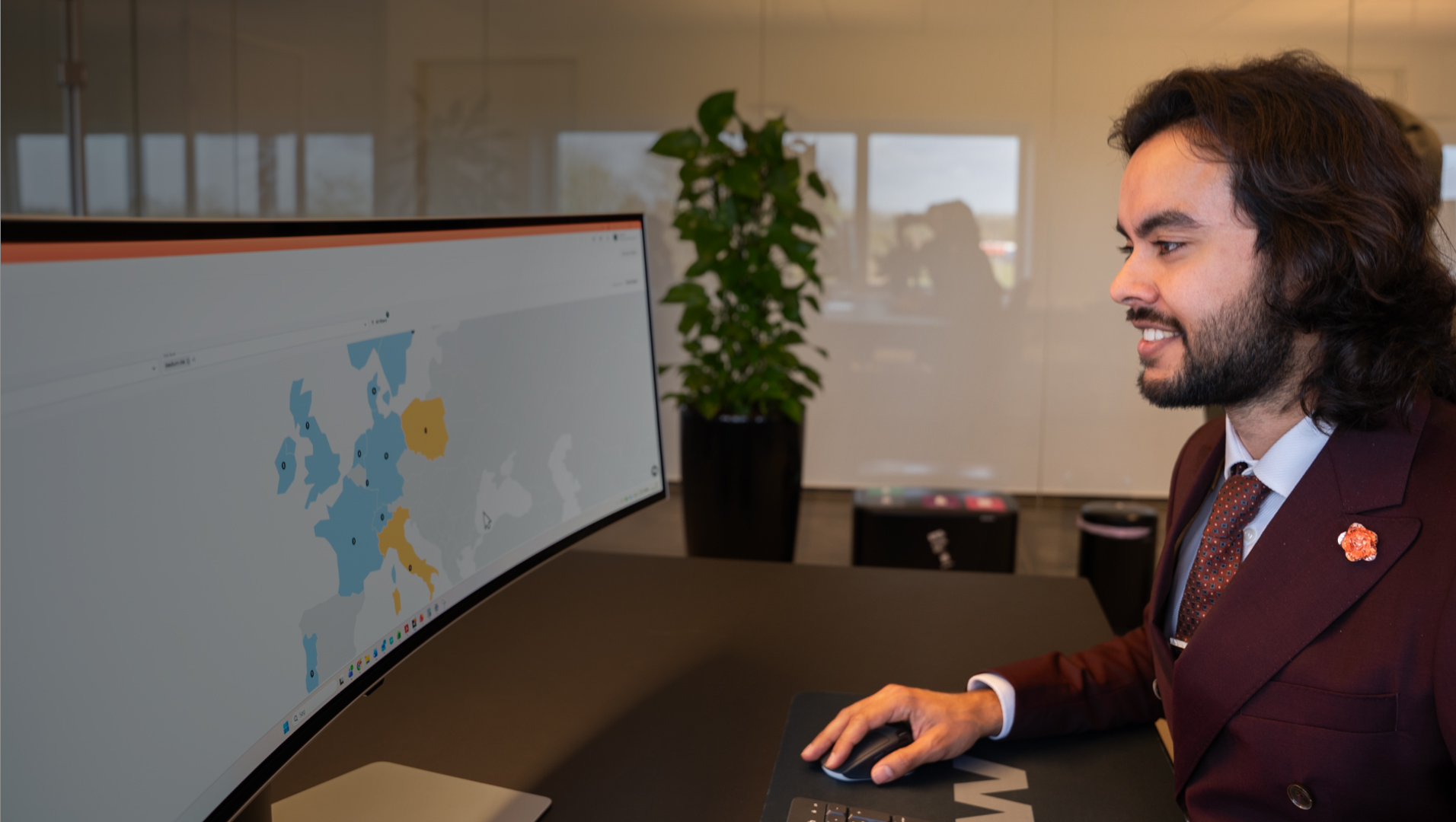 Christian is investigating the supply chain's work with ESG